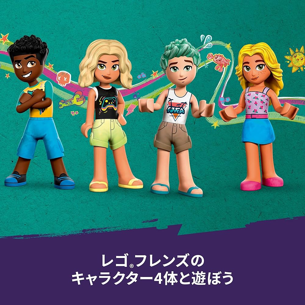 LEGO Friends Ocean Amusement Park Building Set 41737 for Kids Ages 12-14, Creative Play Toy