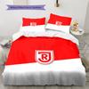 SSV Jahn Regensburg Pattern Bedding Quilt Set  Home Decoration  Gift (1 * duvet cover + 2 * pillowcase  without core)