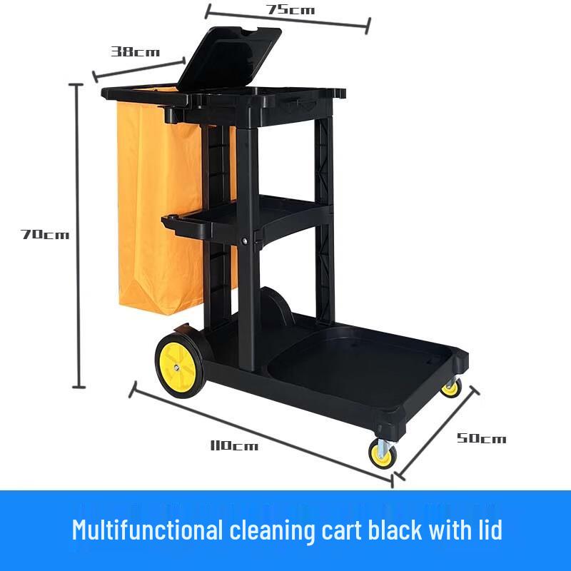 Yingbai Industrial Multi-functional Cleaning Trolley