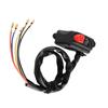7 8inch Motorcycle Motorbike Handlebar Mount On Off Switch Assembly with Connecting Wires
