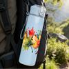 1PC Autumn Maple Leaf Graphic,750ml Color Plastic Sports Water Bottle,Leakproof Flip Straw Lid,Suitable for Sports Office Home Use