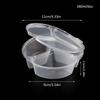 30Pcs Snack Box Containers 3 Compartment Condiment Containers With Lids Reusable Small Sauce Dipping Containers Grab