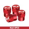 For Toyota 4pcs Car Wheel Tire Valve Caps Stem Case Covers Accessories FJ Cruiser Prado 150 V8 200 2010 2014 2016 2017