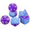 Splic Colors DND Dice 7pcs Polyhedral Game Dice with Tube for DND RPG Game Table Game