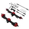 Front and Rear Axle Replacement for   SCX10 II 1Celsius10 Scale RC Crawler Upgraded Axle Set