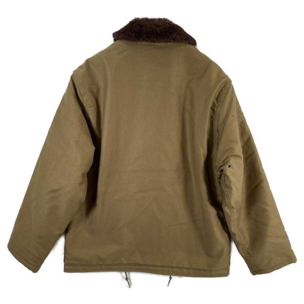 HOUSTON Brown 51131 ALPACA N-1 DECK Coat 42 khakiUsed