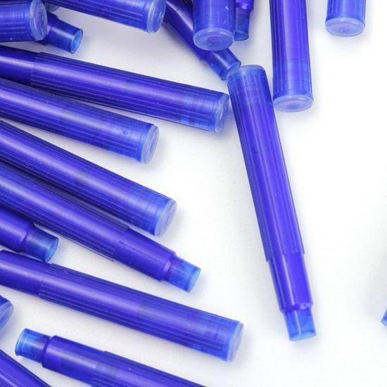 Cartușe de cerneală Moirai termosensibilă pentru stilou pentru studenți, 3,4 mm, Albastru/Negru, Șters cu frecare, Practică caligrafie