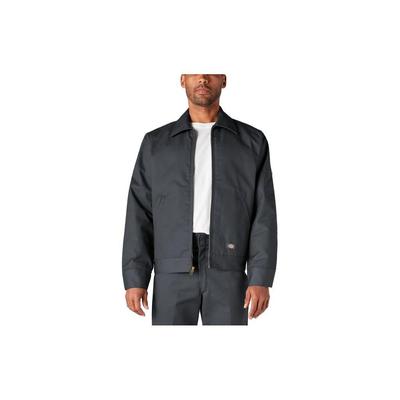Insulated Eisenhower Jacket Charcoal Solid Color Casual Lapel Long Sleeve Work Jacket Men Jackets Gray TJ15CH