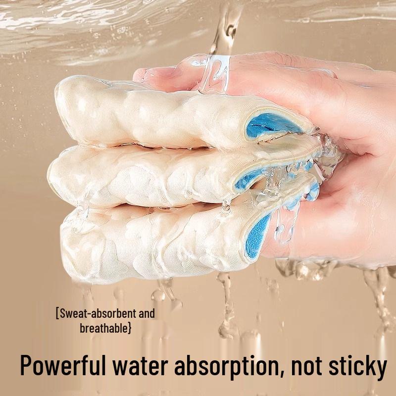 Men's Breathable Sweat-Absorbent Insoles - Soft, Odor-Resistant, Comfort Insoles for Sports & Summer Training