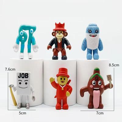 NIEUW 6/8 stuks Steal a Brainrot Spel Figuren PVC Model Speelgoed Nee. 9 & Nee. 67 Bureaudecoraties Collectie Kerstcadeau voor Kinderen