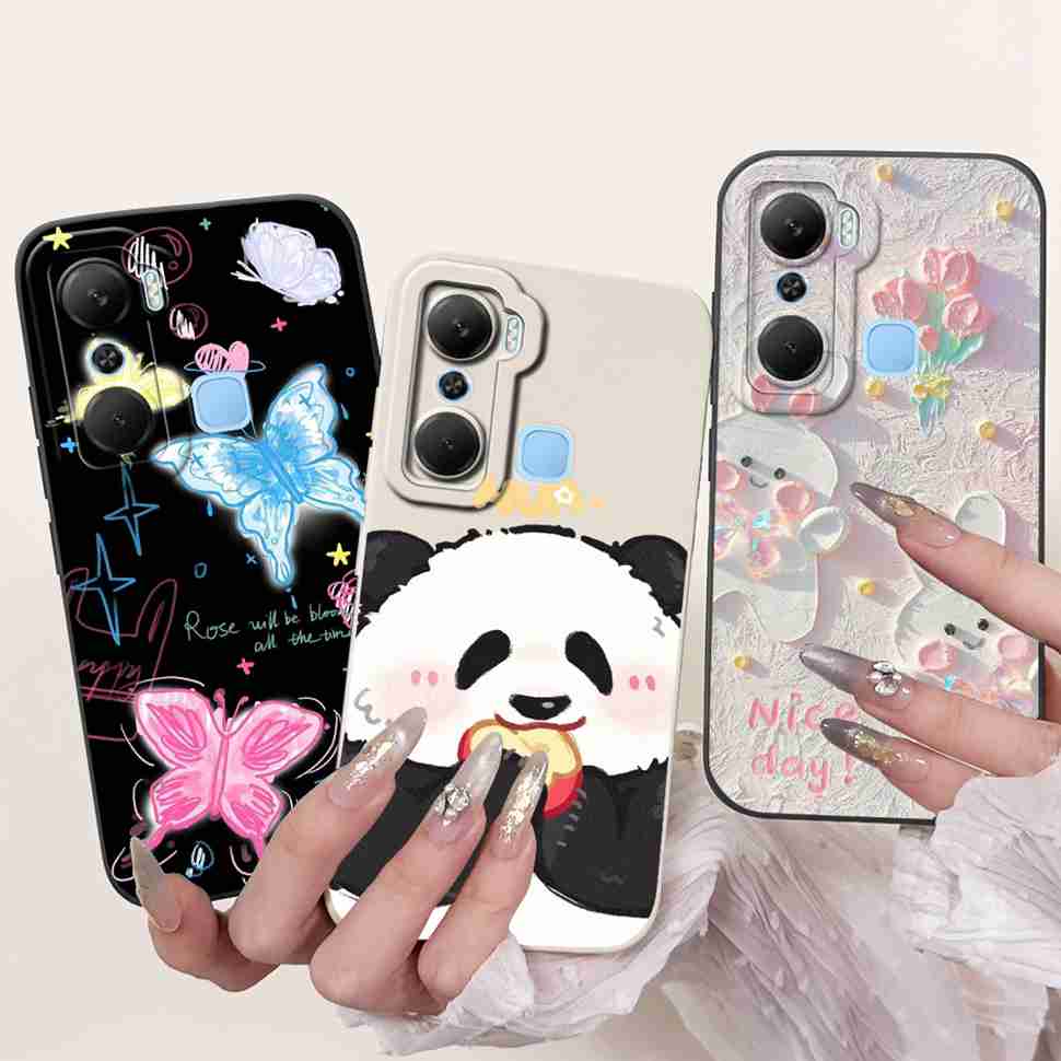 Hülle Für Infinix Hot 12 Pro X668C Schutzhülle Weich Schlank Niedliches Cartoon-Muster Abdeckung Für Infinix Hot 12 Hot12 Pro Handyhüllen Abdeckung