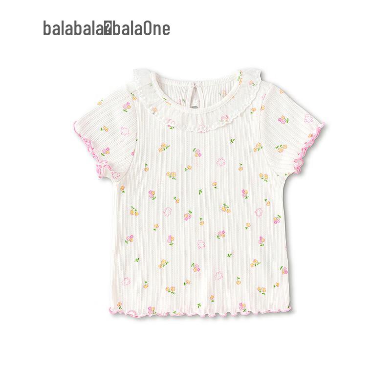 Balabala Baby Girl's Short Sleeve T-Shirt