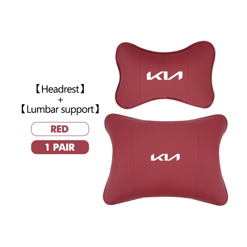 Car Seat Headrest Waist Support Pillow Neck Cushion Accessories For KIA Cerato Venga Forte Spectra Sedona Niro Cadenza