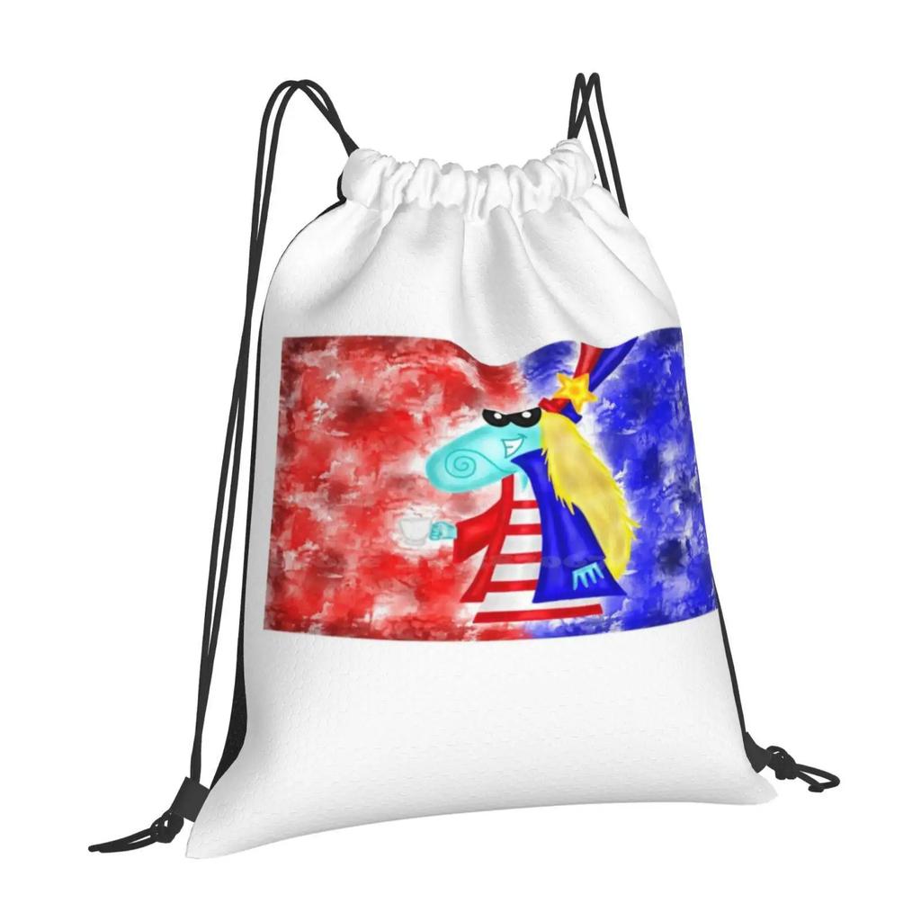 Would You Like Some Tea ? Pattern Design Laptop Travel School Bags Rayman Andrew Tea Teensy