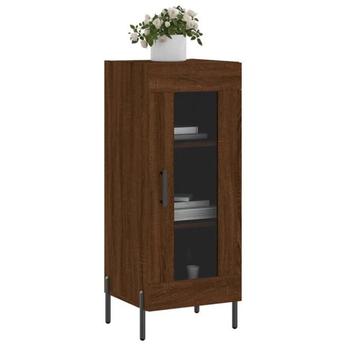 VidaXL Buffet Brown Oak 34.5x34x90 Cm Engineered Wood 828811