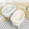 Korb Baby Warenkorb Kinderwagen gewebt Dekorationen Mini Cutie Candy Wicker Lagerung Servieren Spielzeug Obst
