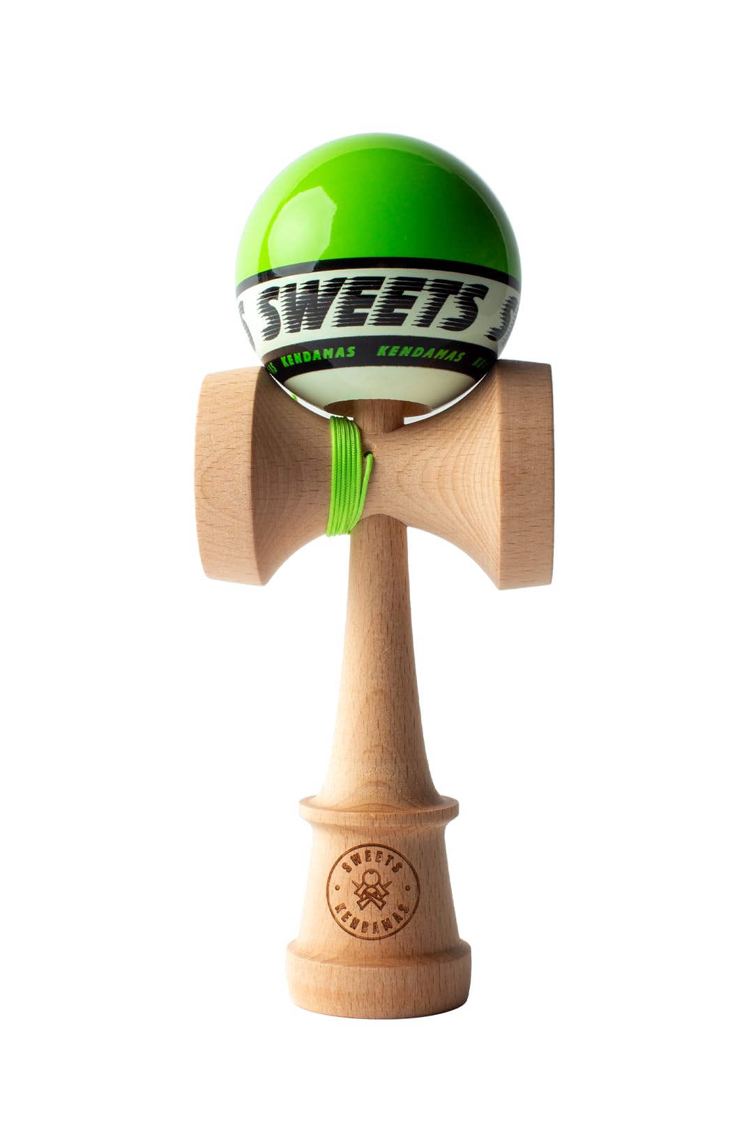 Sweets Kendamas SWEETS STARTER Kendama with Original Sticker (Green)