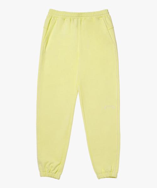 GOALSTUDIO Small Logo Piping Jogger-Lime
