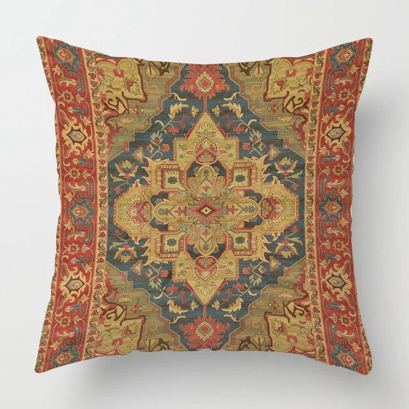 Living Room Sofa Cushion Cover Fashion Decorative Persian Carpet Pattern Pillow Cover Pillow Cover Home Decor