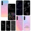 Love Yourself Flower Heart Line Kpop Phone Case For Samsung Galaxy A15 A25 A35 A55 A14 A24 A34 A54 A13 A23 A33 A53 A12 A22 A32 A