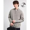 TonLion Men's Mock Neck Pullover Knit Sweater