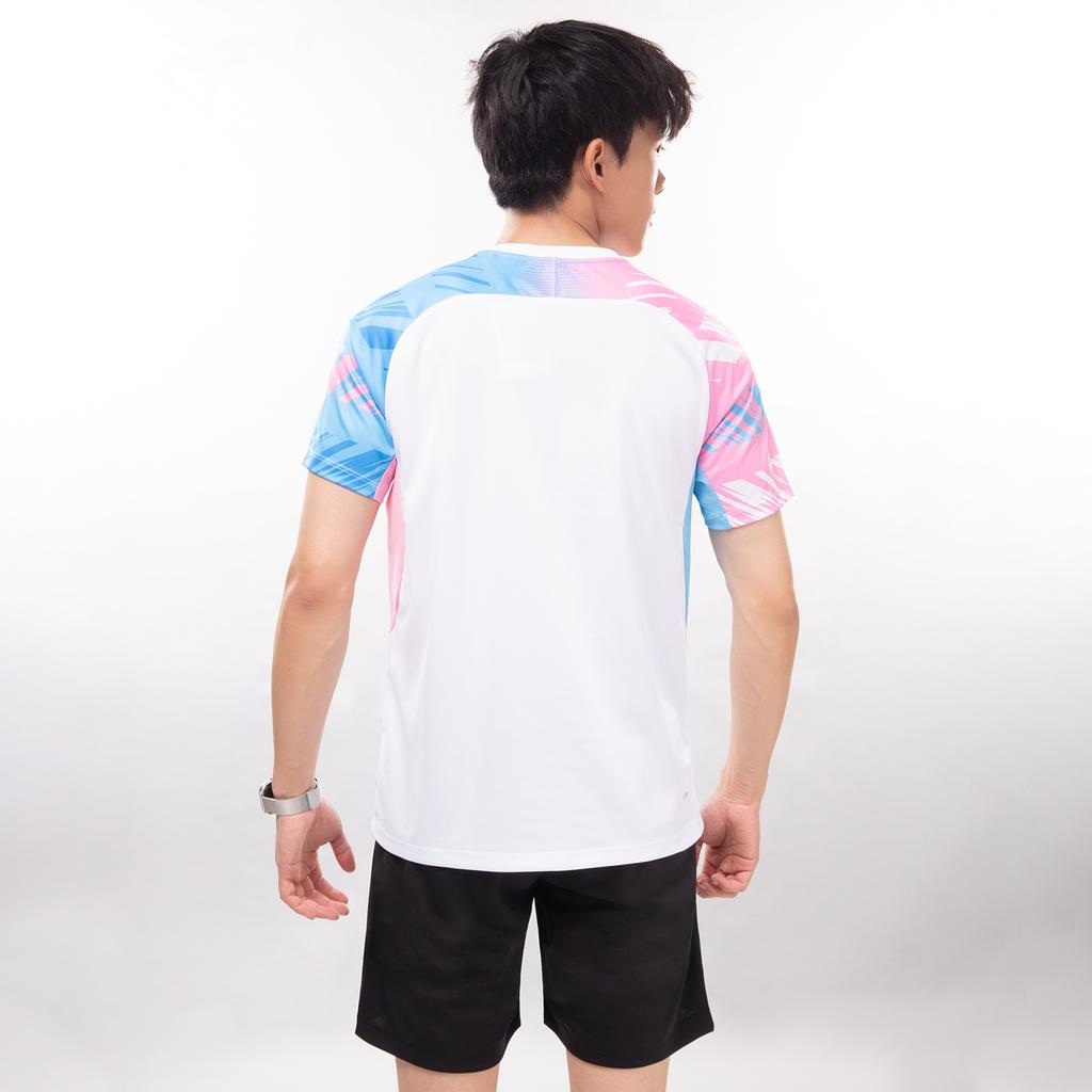 Li Ning Badminton Series Quick-Dry Breathable Sweat-Wicking Training Short Sleeve T-Shirt And Shorts Casual Sports Set Unisex sports set AATV101-1