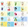 20 Cartoon Puns Series High-Value Postcards Macaron Color Gentle Decorative Card Gifts