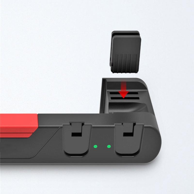 Multiple Angles Gamepad Charger Stand with Overheating Protections Compact Charging Stations Easy Carrying for Switches