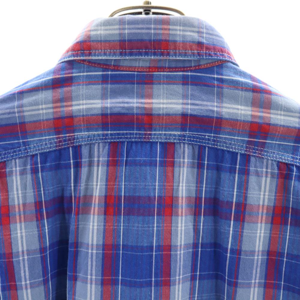ENGINEERED GARMENTS Made in USA Check Pattern Long sleeve shirt XS Blue Men's Used