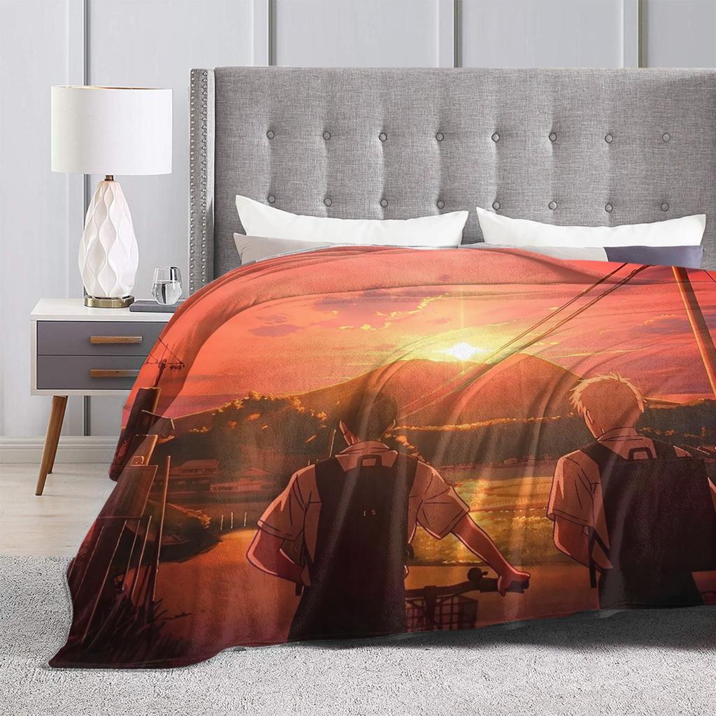 Soft Warm Blankets Picnic The Summer Hikaru Died Throw Blanket Flannel Bedspread For Home Decor Fashion Sofa Bed Cover