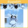 Cute And Soft 12cm Plush Raccoon Keychain Charming Squirrel Doll For Collectibles