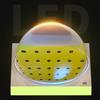 1Pc Rechargeable Mini Keychain Flashlight With 10 Modes And Magnetic Base - Ideal For Camping And Outdoor Activities