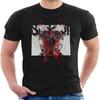 Slipknot Devil Single - Logo Blur Short Sleeve Men T-Shirt Black, Black_White, X-Large