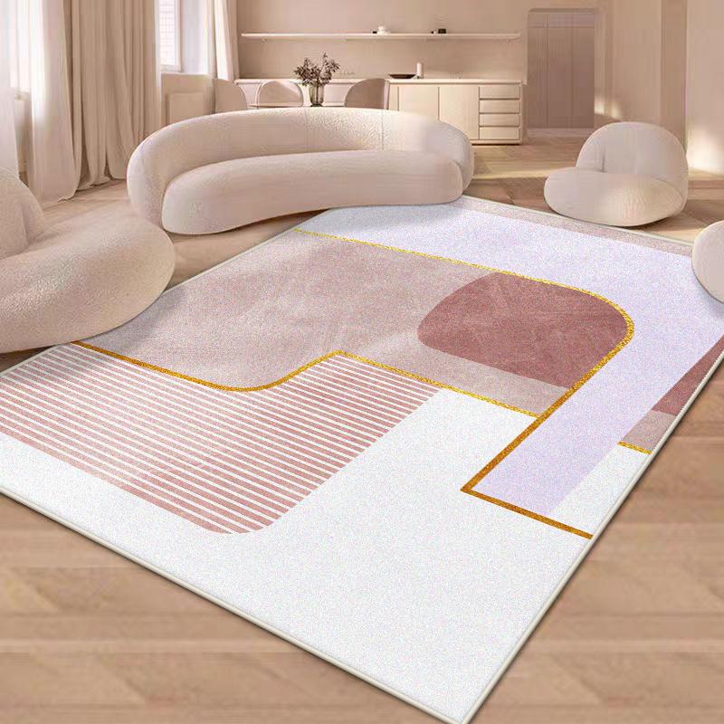 Living Room Decoration Rugs Flannel Bedroom Deluxe Anti Slip Floor Mats Large Area Office Gaming Room Carpet Lounge Rug Washable