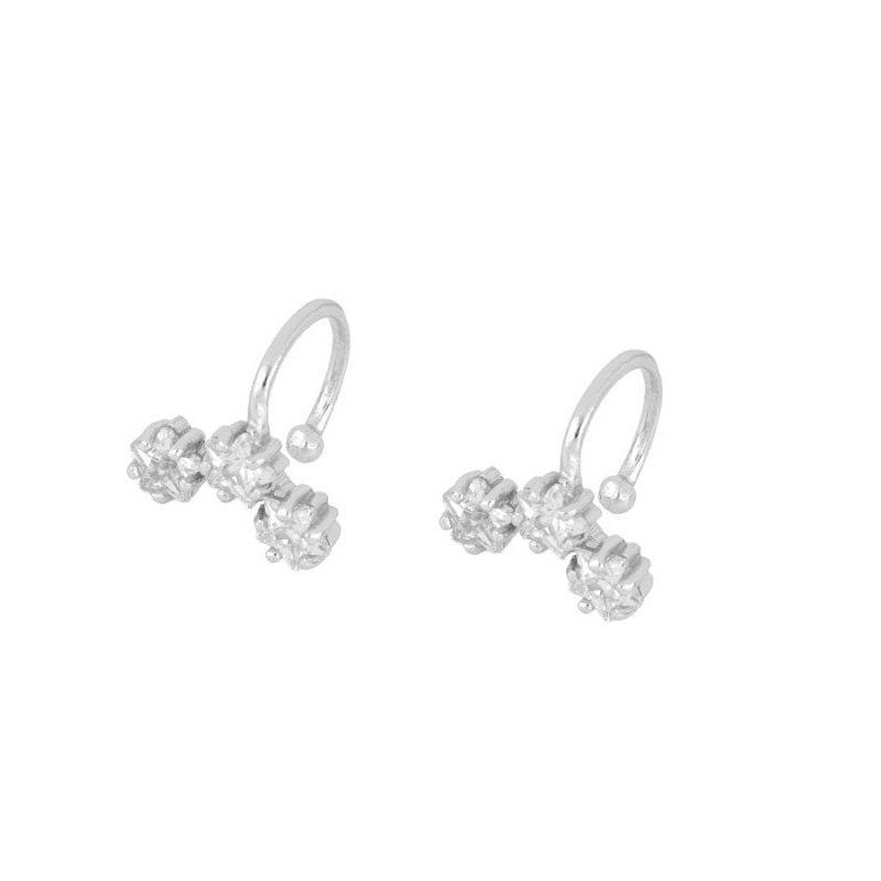 Minimalist Zircon Stud Earrings: Versatile and Stylish INS-Inspired Ear Clips