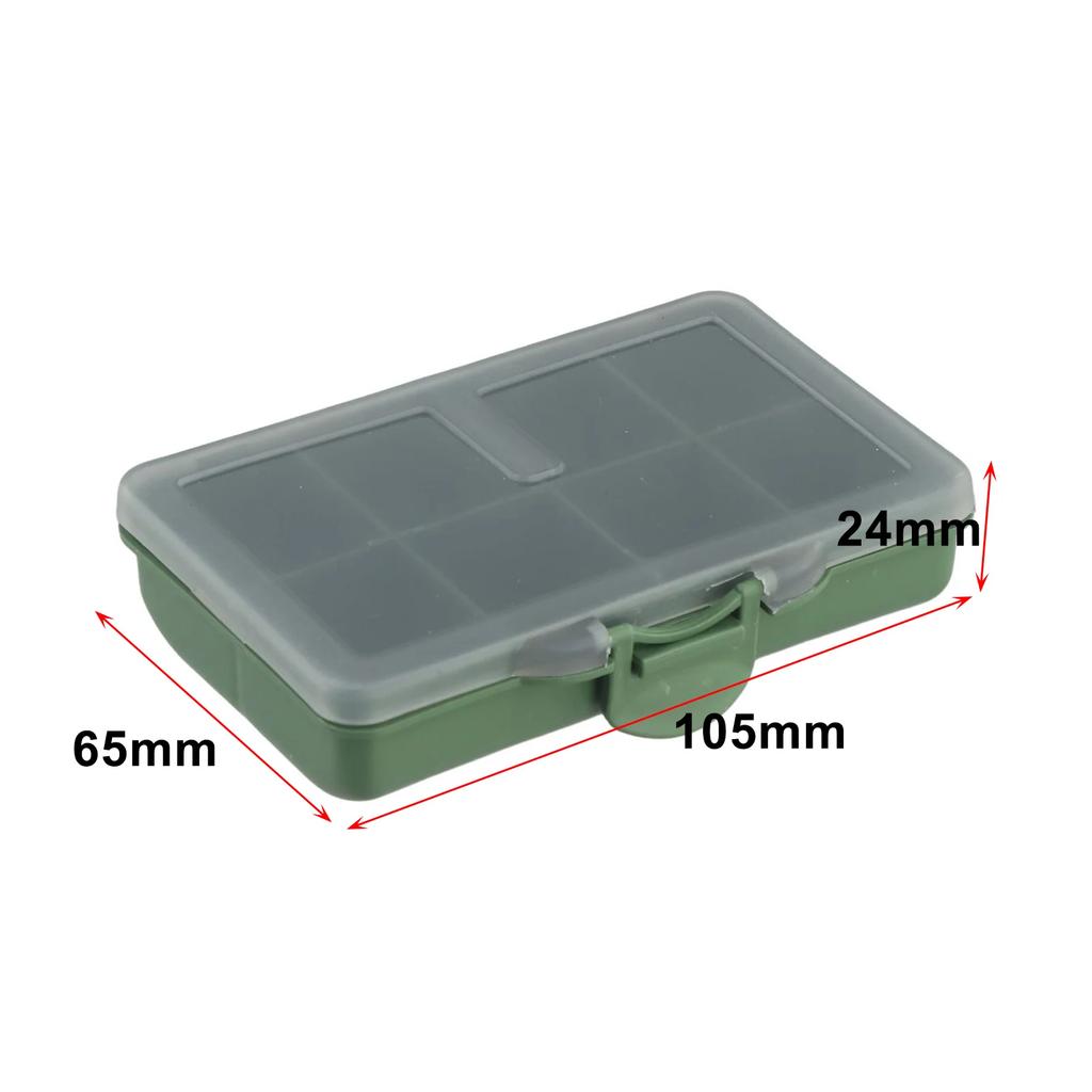 1-8 Compartments Fishing Tackle Box Waterproof Bait Storage Box with Partition for Carp Fishing Accessories Lure Hook Box