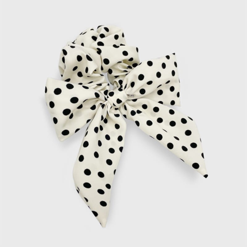 Jean Paul Clarisse Dot Ribbon Scrunchie JP-22-153S
