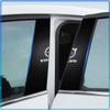 For Volvo S80 XC90 S40 V60 XC60 S60 C70 V50 XC70 V70 2Pcs Car Center Pillar Badge Anti-scratch Protector Films 3D Stickers Decorative
