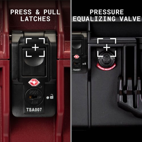 PELICAN PRODUCTS PELICAN 1535 Air Travel Case, Black, 015350-0080-110