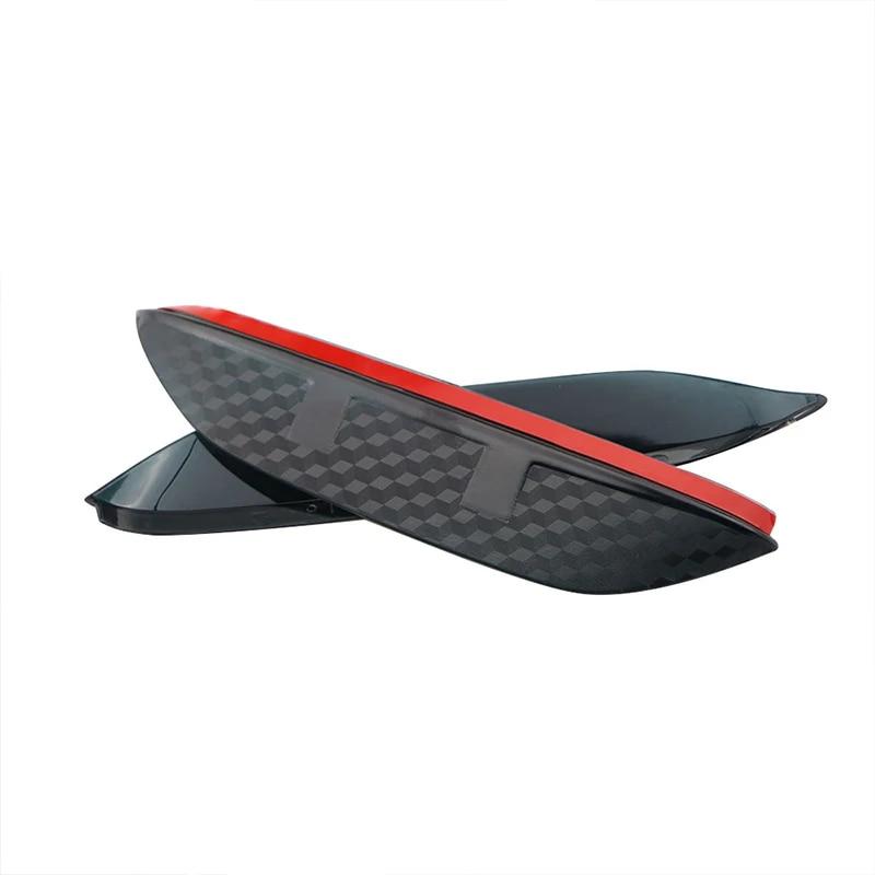 Mein gutes Auto Carbon Fiber Rückspiegel Abdeckung Regen Schild Visier Aufkleber für Nissan X-Trail XTrail T32 für Qashqai J11 Murano