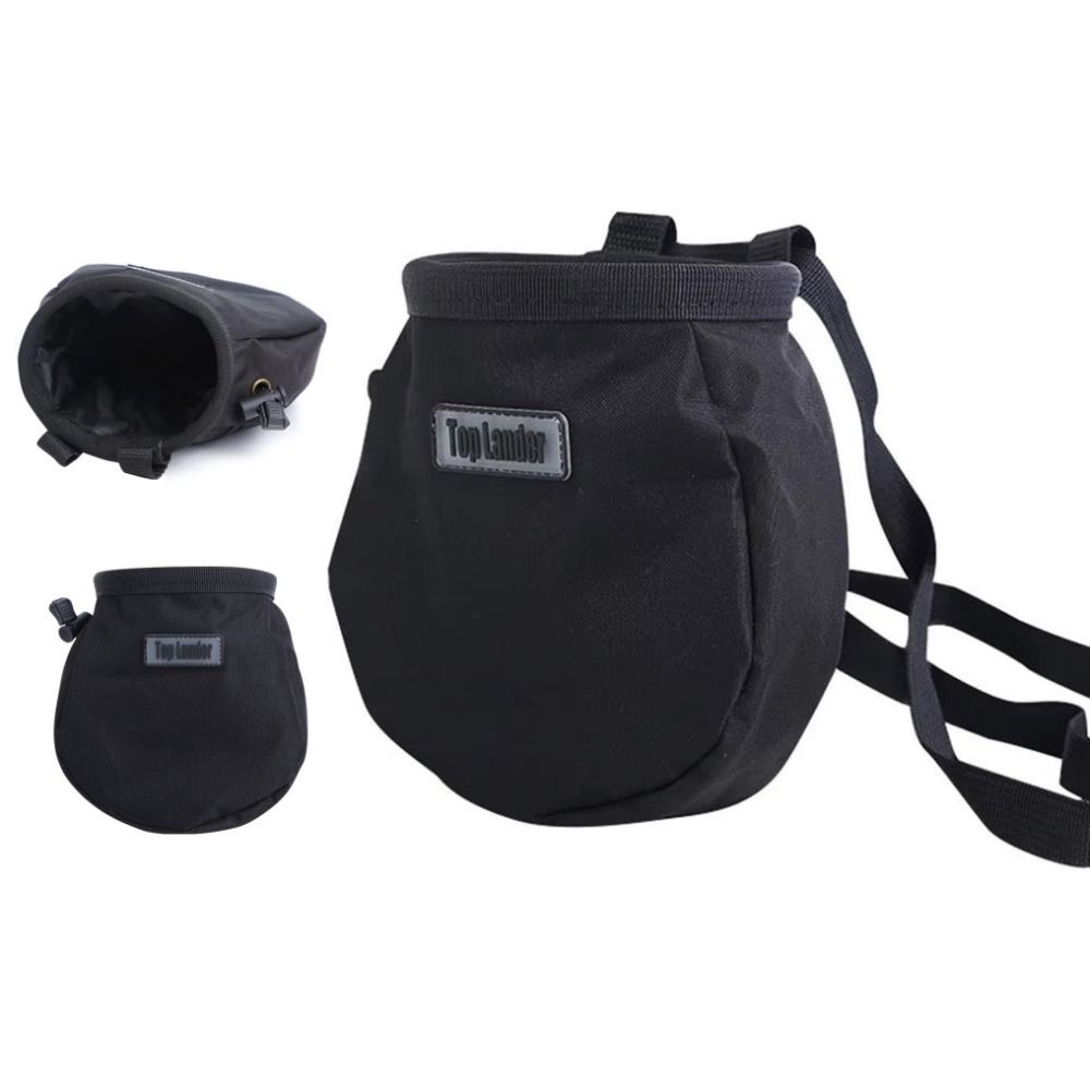 Zipper Pocket Rock Climbing Chalk Bag Oxford Cloth Mountaineering Magnesium Powder Bag Storage Pocket Sports Bag