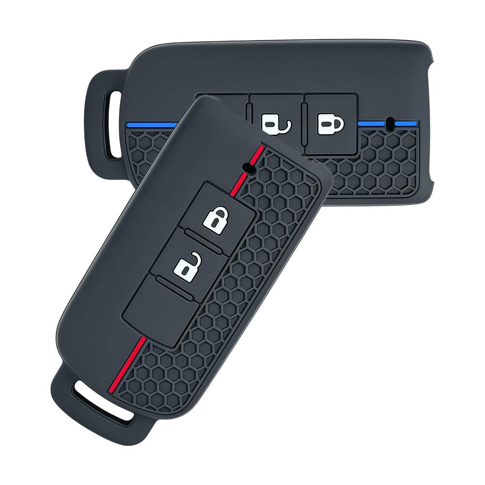 Silicone Car Key Case Cover For Mitsubishi Outlander Xpander Triton Asx Lancer Pajero Sport 3 G Eclipse Cross L200