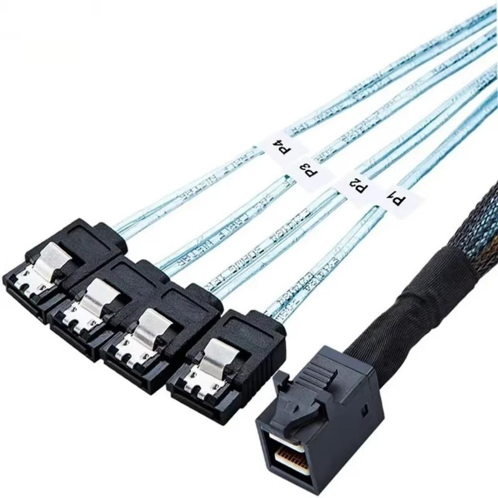 0.5m Length SFF-8643 To SATA Adapter 1.0m Length Motherboard Controller Cable HD Mini SAS Cable