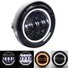 Motorcycle 7.5Inch LED Headlight for Harley Sportster Honda CB400 Yamaha Suzuki Custom Refit 7.5" Motorcycle Headlamp Cafe Racer
