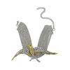 Exaggerated Bird Swallow Neckchain Multi Tierd Full Diamond Necklace Vintage Collarbone Chain Accessory Necklace Choker