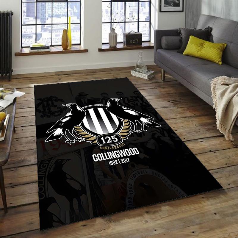 1pc Football Team Design Area Rug - Non-Slip, Soft & Cozy Floor Mat for Living Room, Bedroom, Office - Indoor/Outdoor Decorative Carpet