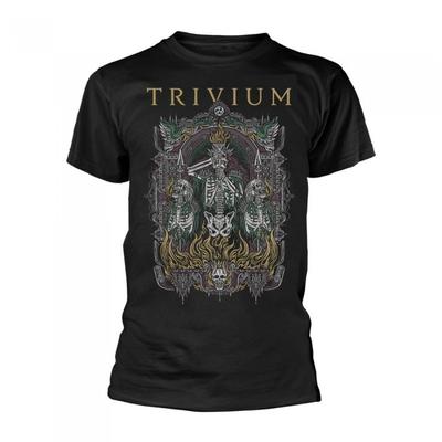 Trivium Unisex-Erwachsene Skelly Frame T-Shirt