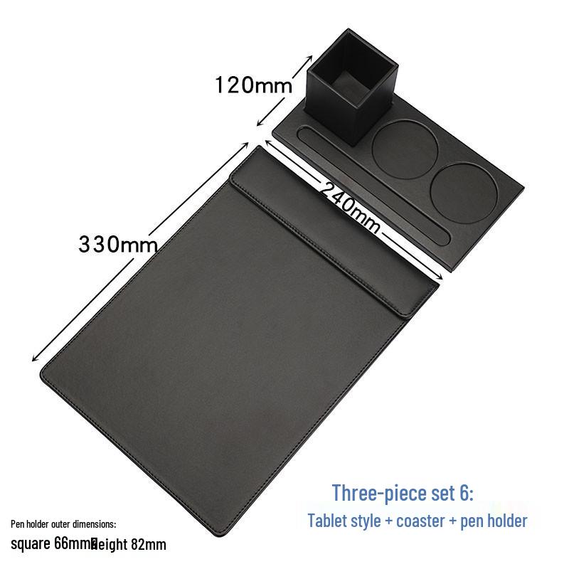 A4 Leather Conference Writing Pad with Magnetic Closure