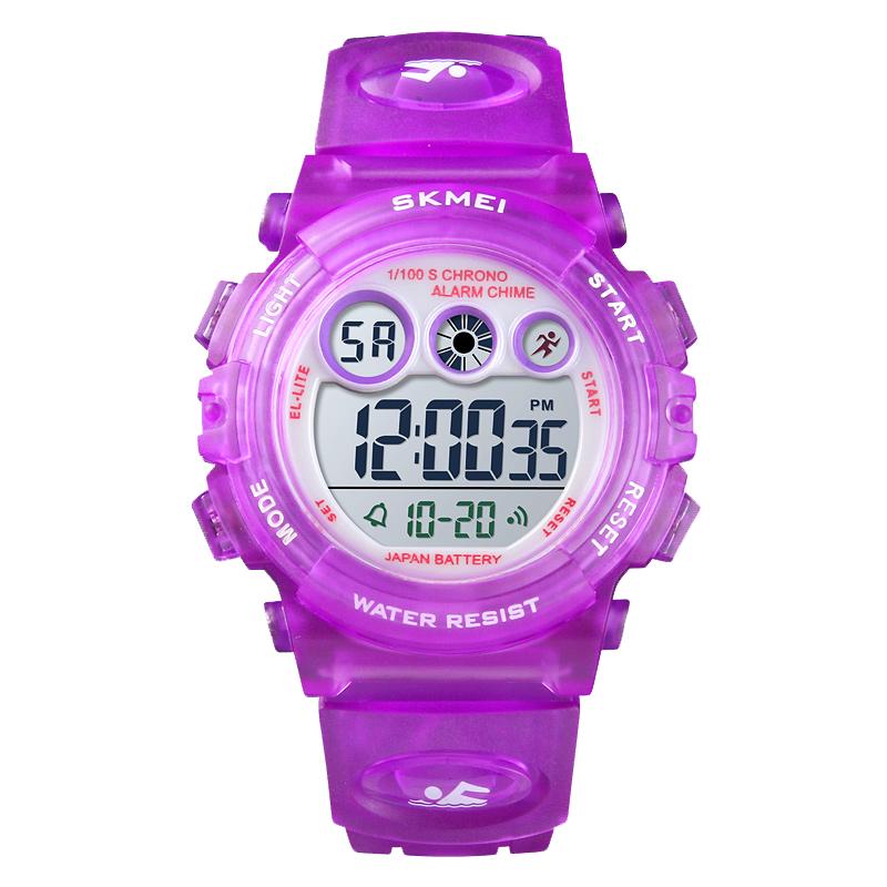 SKMEI Chrono Waterproof Colorful Sports Kids Digital Watches Energetics Dial Design Alarm Children's Wristwatch Relogio Infantil