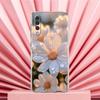 Phone Case For Samsung A56 A36 A26 A24 A16 A14 A12 A32 A50 A70 A22 A40 A34 A54 A42 A52 5G A04s A06 Cover Soft Pale Little Flower